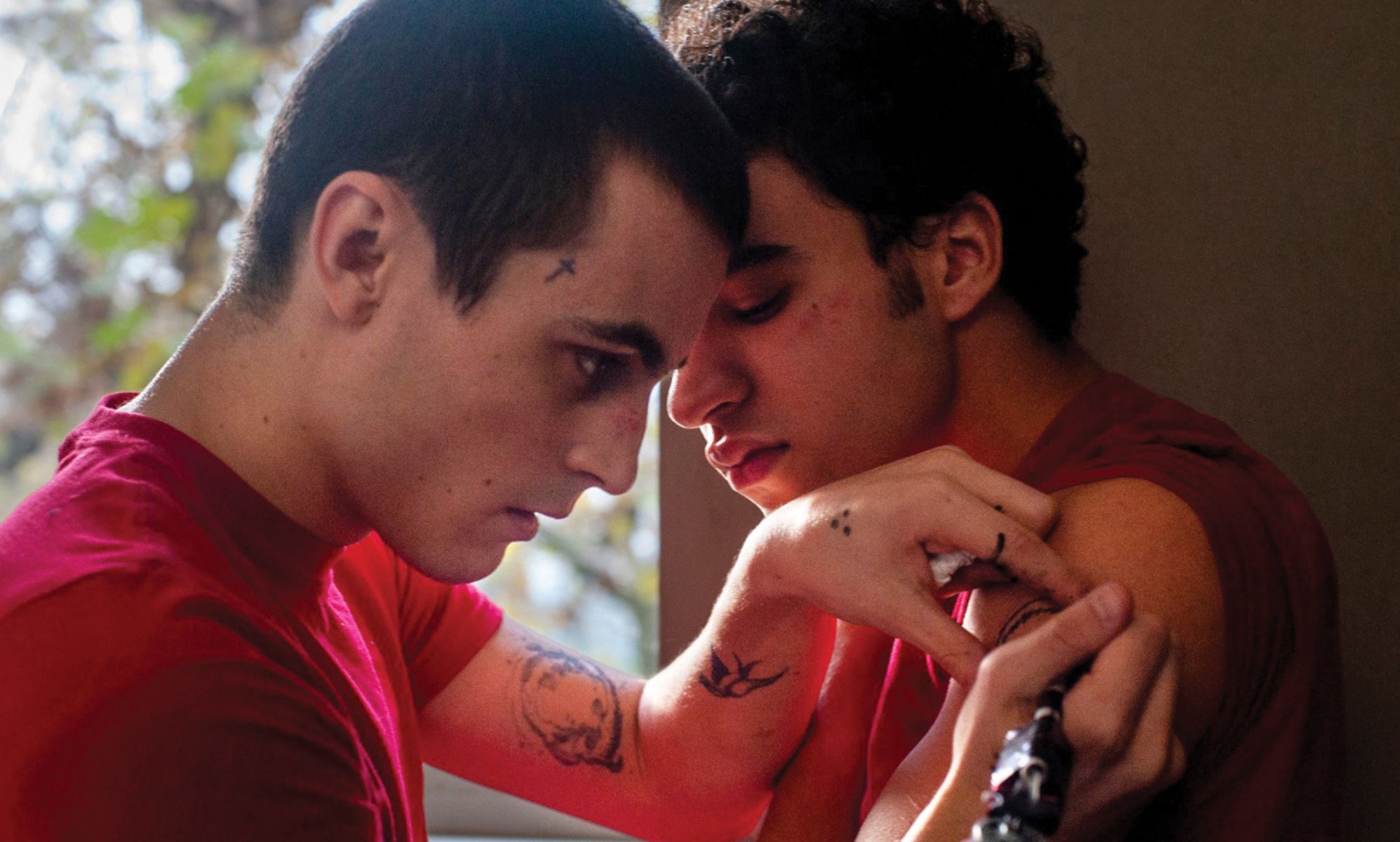 William (Julien De Saint Jean) and Joe (Khalil Ben Gharbia) in Zeno Graton