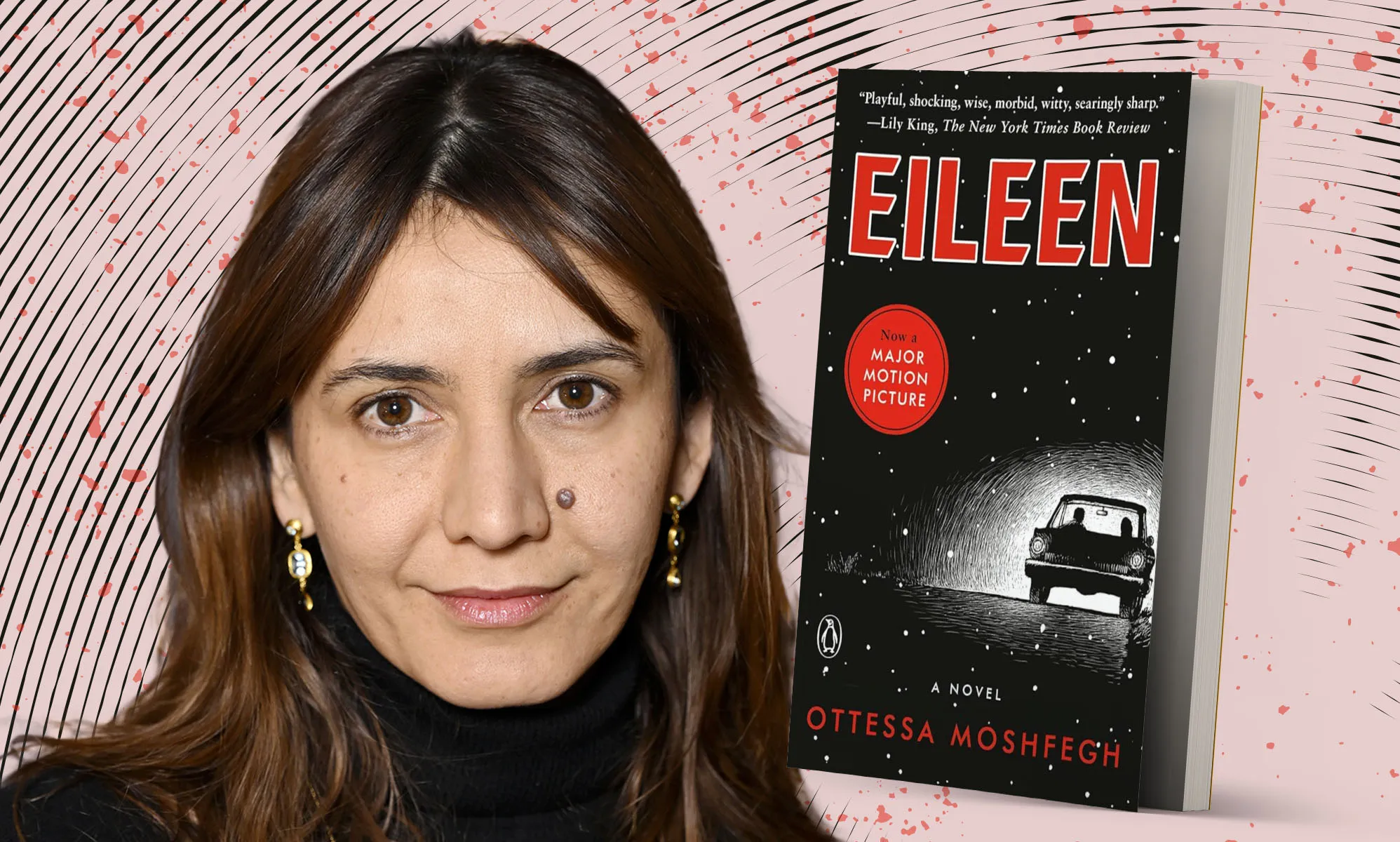 Ottessa Moshfegh and her noir novel Eileen.