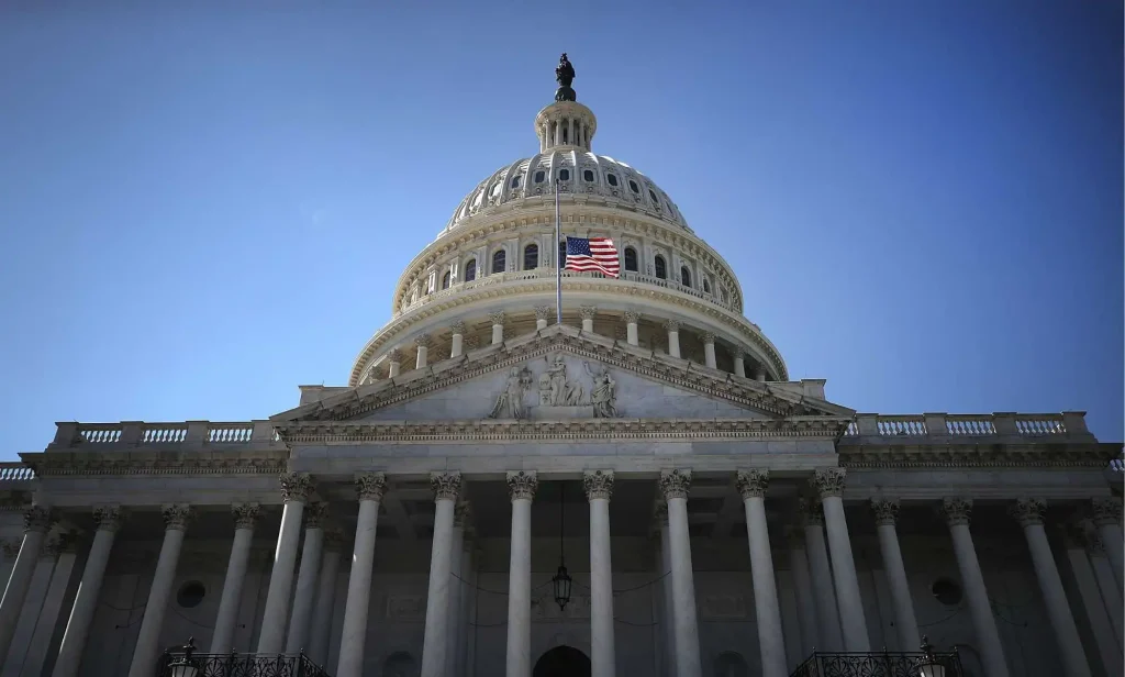 A second staffer was filmed performing gay sex acts in the US Capitol building.