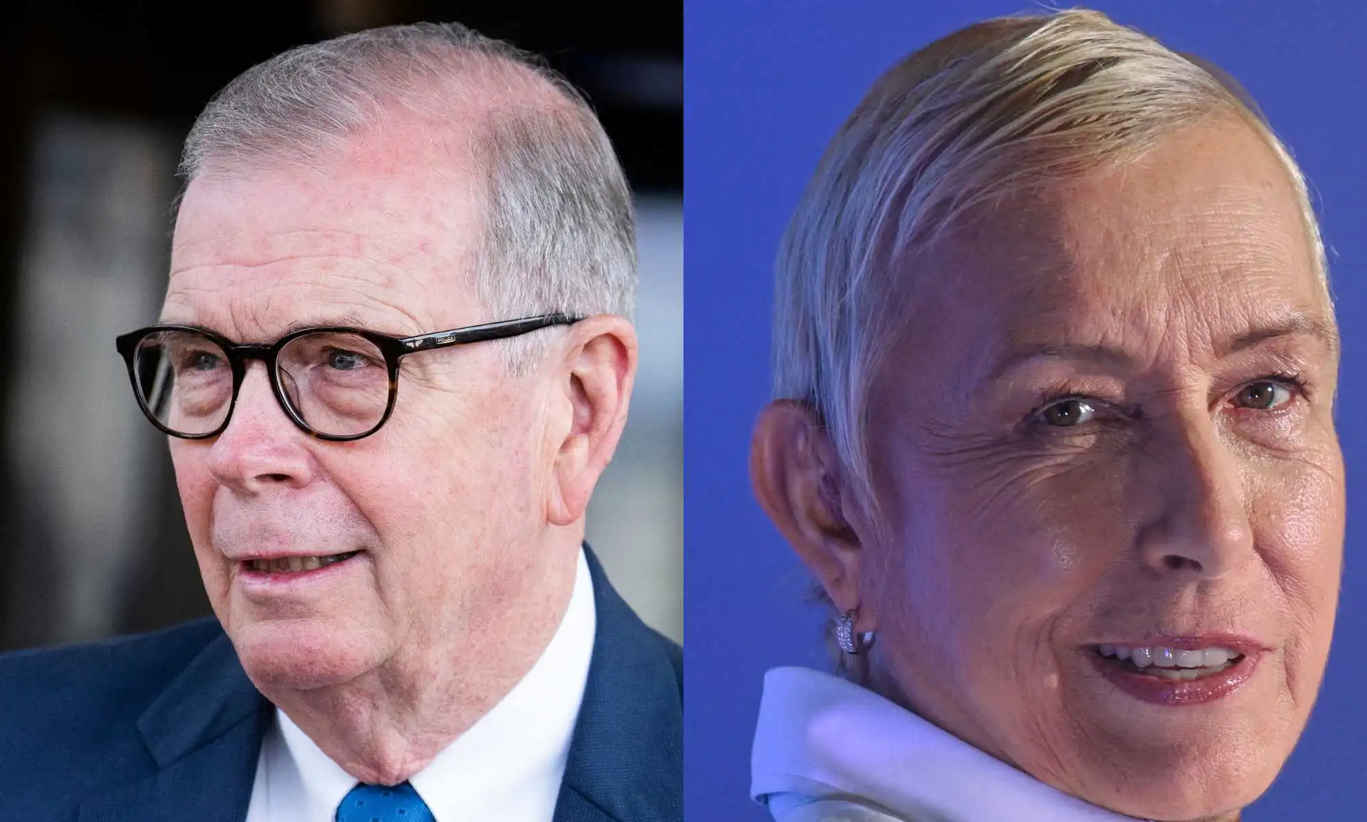 Tim Walberg and Martina Navratilova