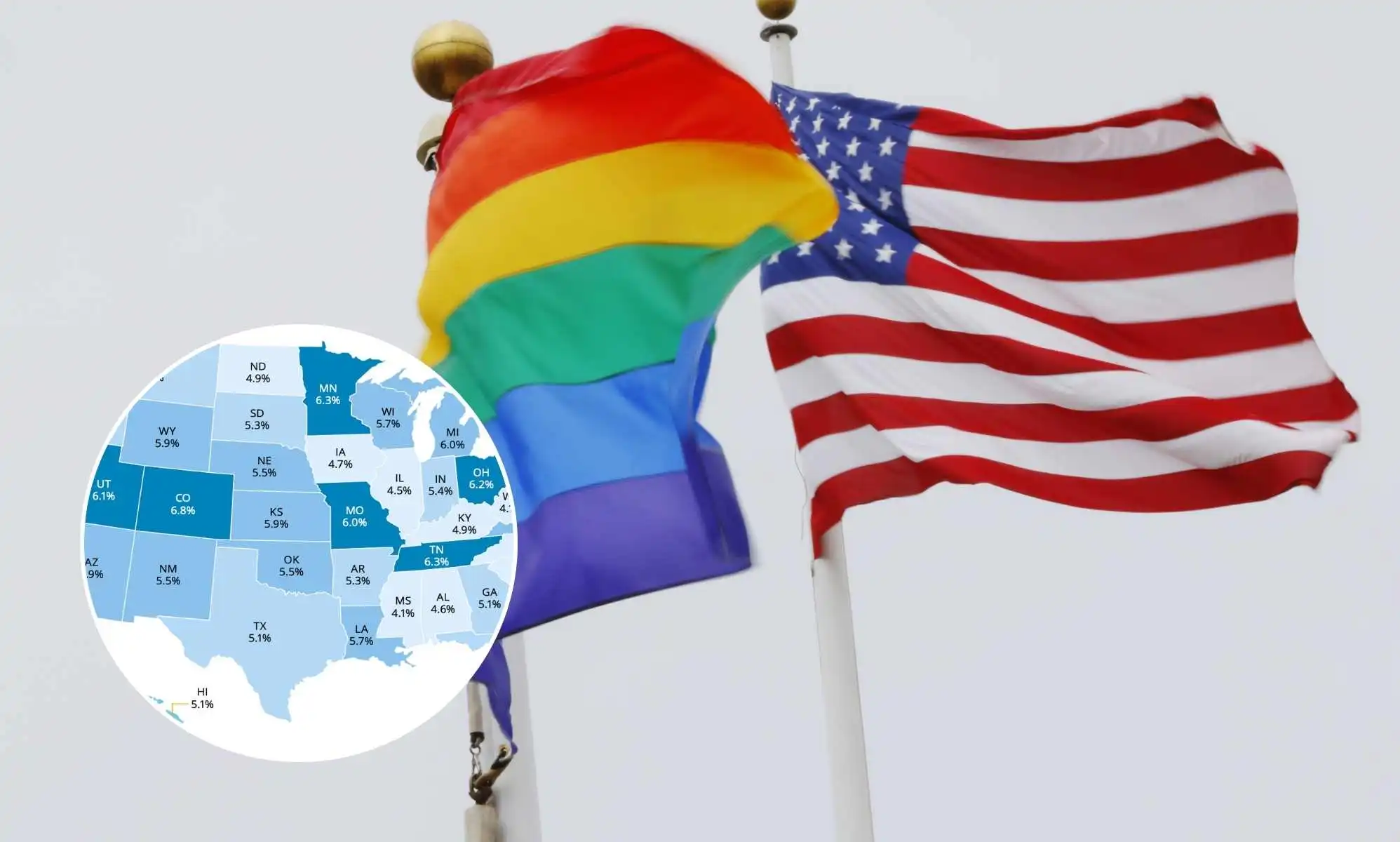 Se han revelado los estados más homosexuales de Estados Unidos