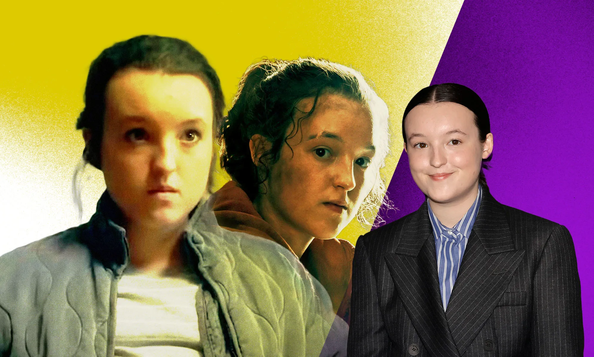 Bella Ramsey in Time, in The Last of Us, and on the red carpet.