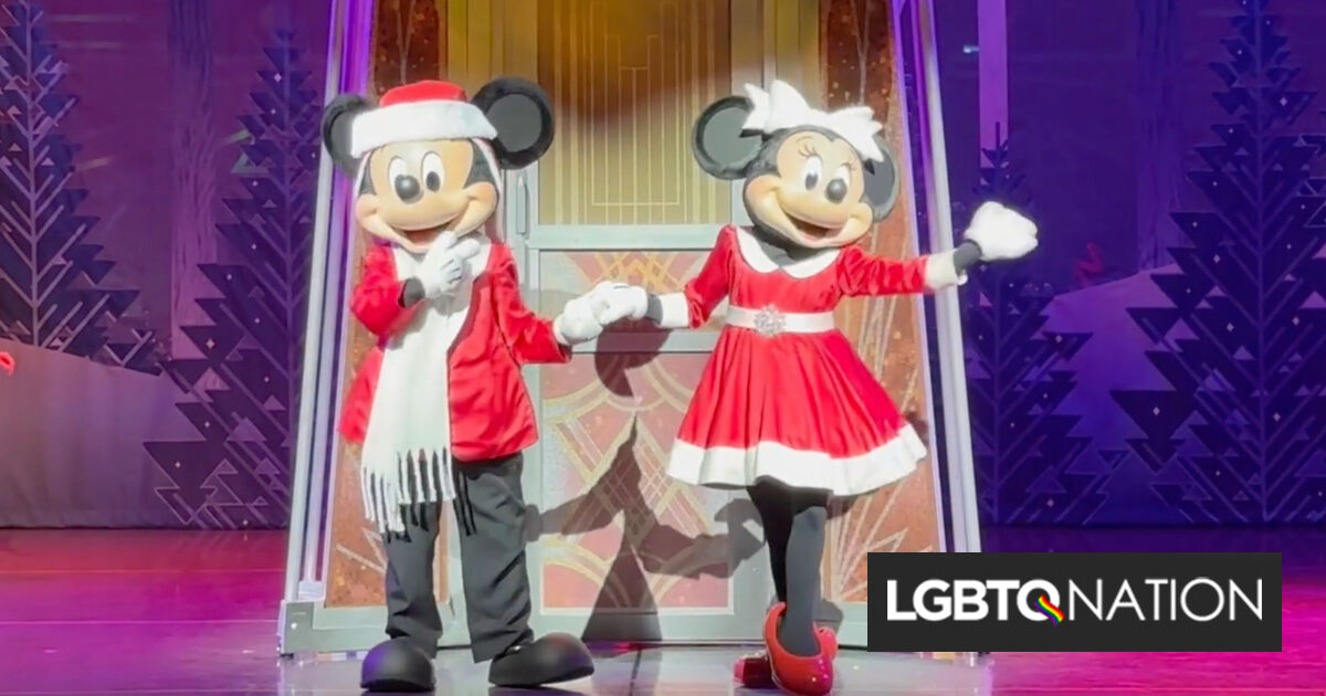 Disney World eliminó la palabra "gay" de la letra de "Deck the Halls" en un nuevo programa navideño