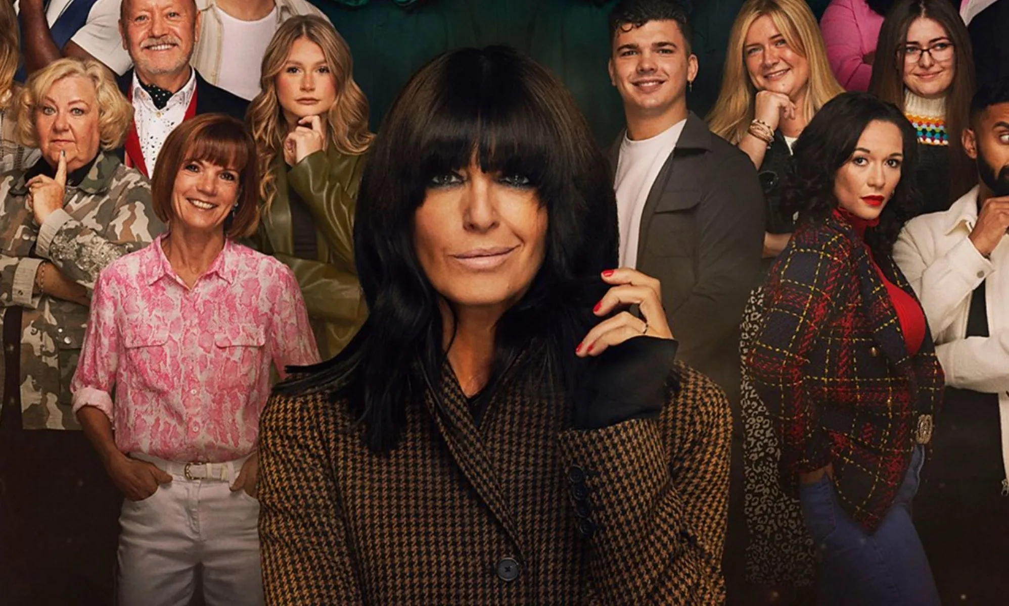 Claudia Winkleman in a promotional image for the Traitors season two.