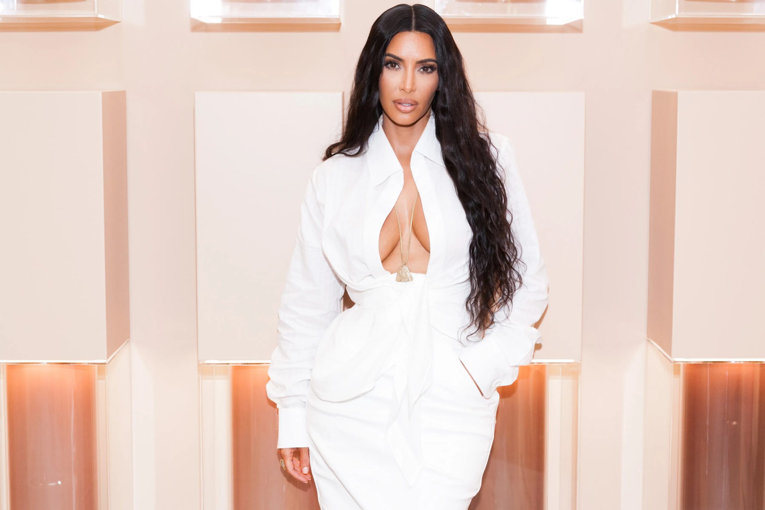 Kim Kardashian has sparked backlash among her followers after posting on TikTok. (Presley Ann / Stringer/Getty)