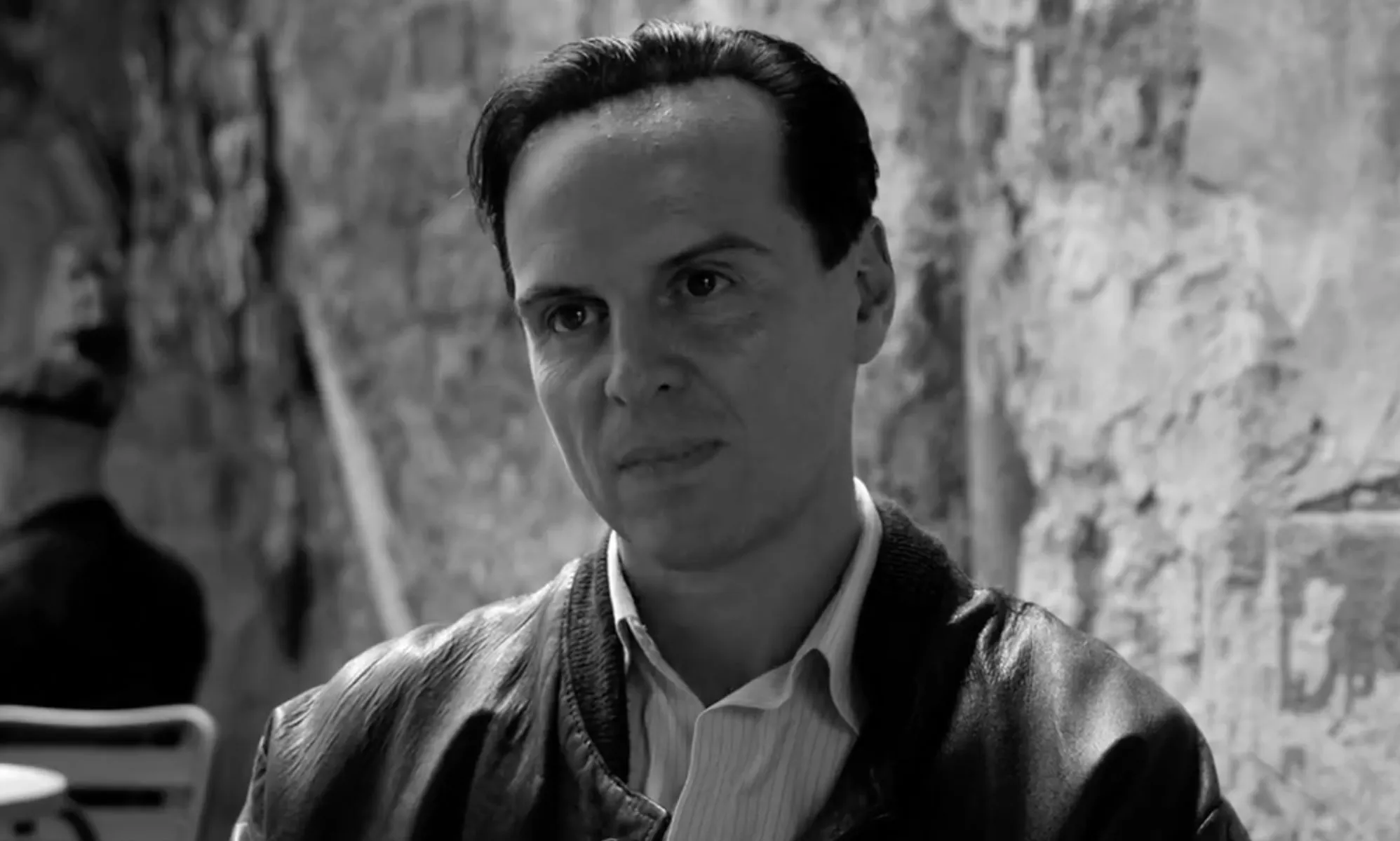 A still featuring andrew scott in new netflix series ripley.