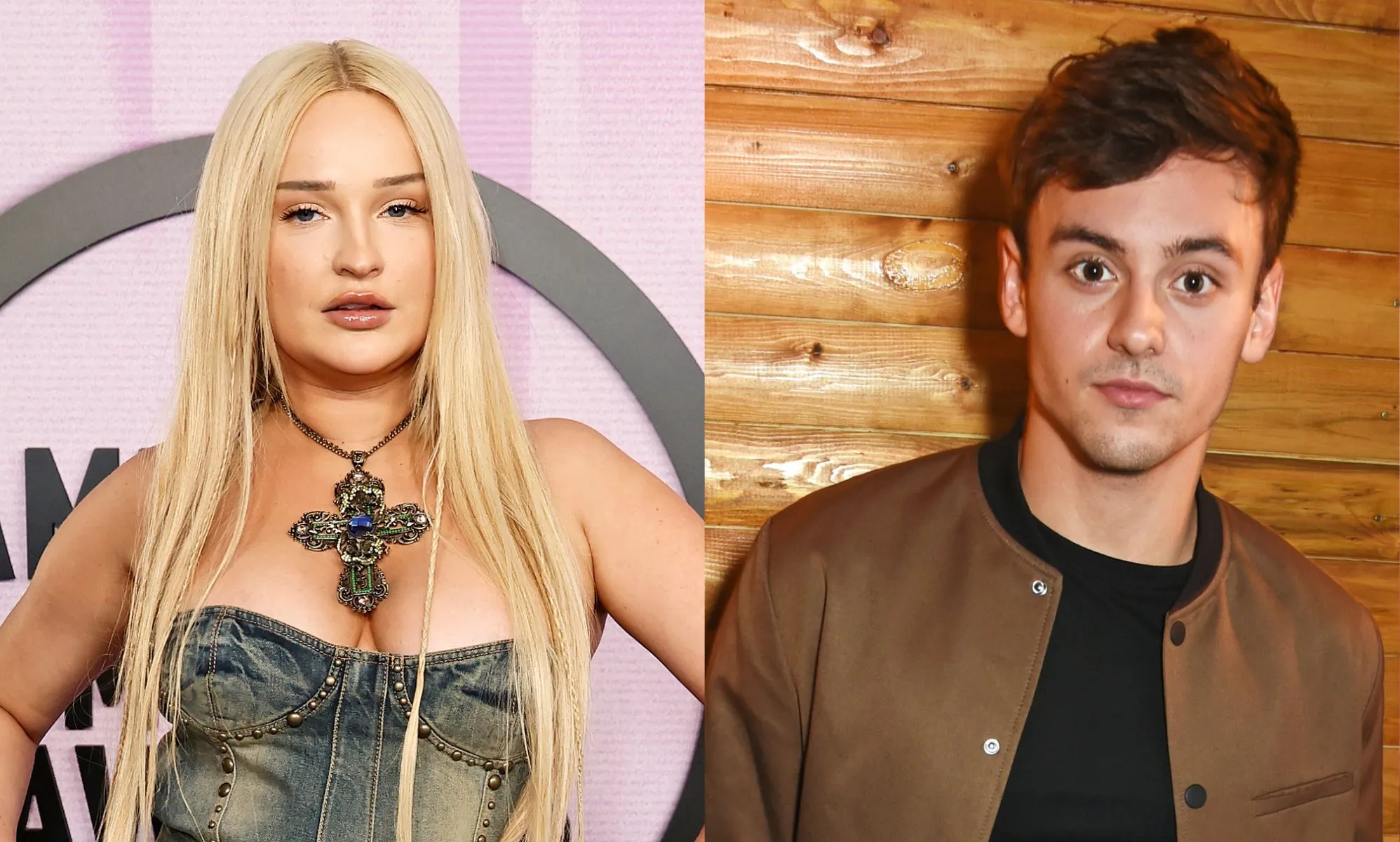 Kim Petras and Tom Daley.
