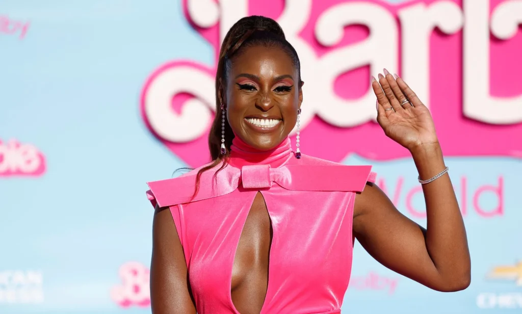 Issa Rae at the Barbie premiere.