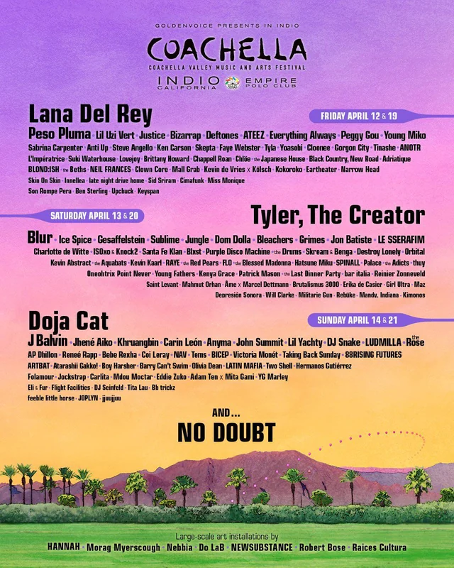 Artistas LGBTQ+ son el momento en el cartel de Coachella 2024