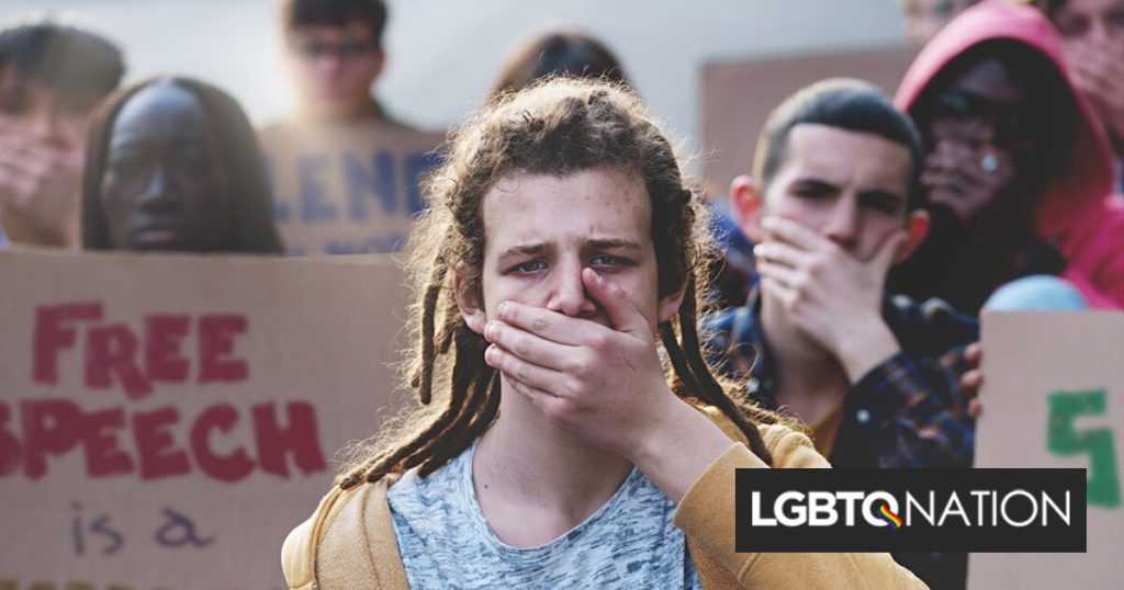 El legislador republicano quiere que sea ilegal denunciar la homofobia y la transfobia