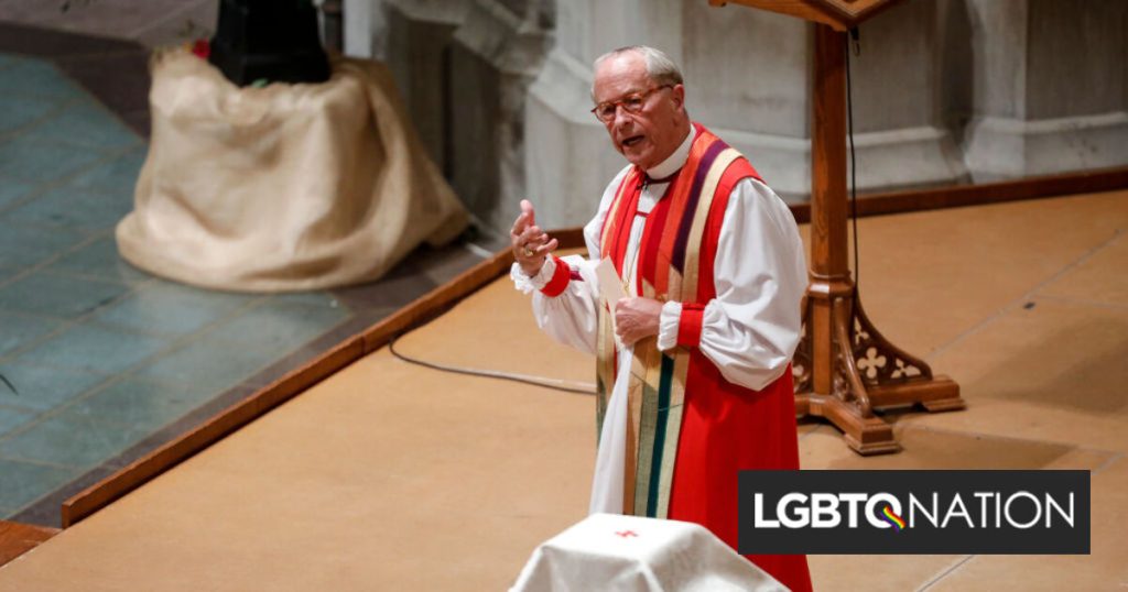 El obispo Gene Robinson está en camino a la santidad y lo sabe