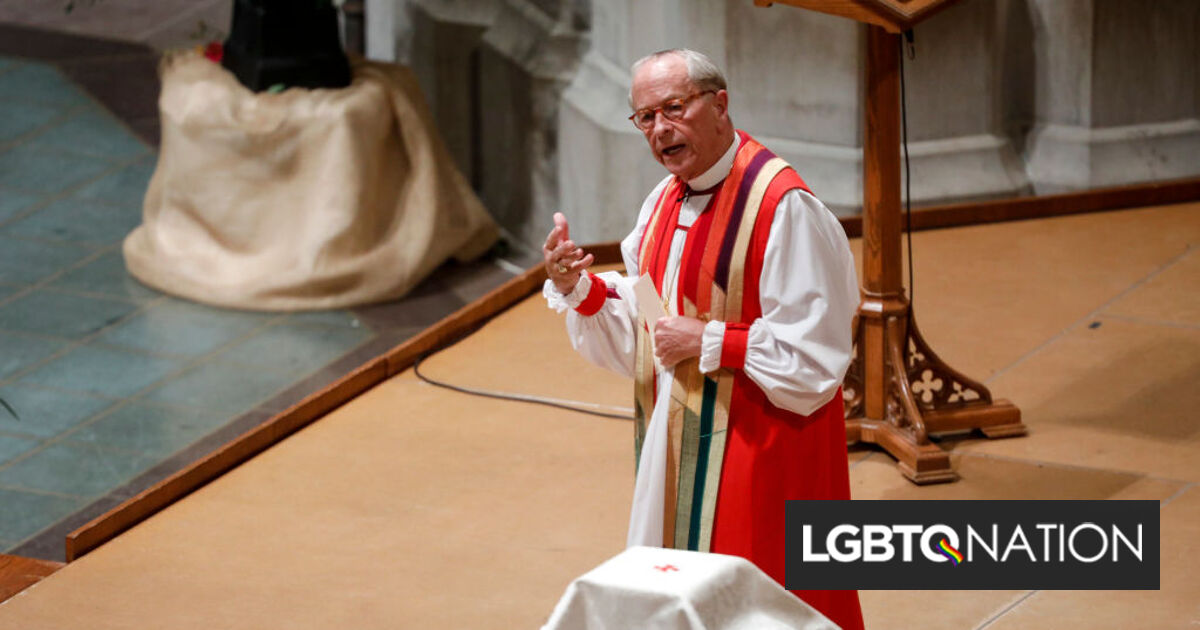 El obispo Gene Robinson está en camino a la santidad y lo sabe