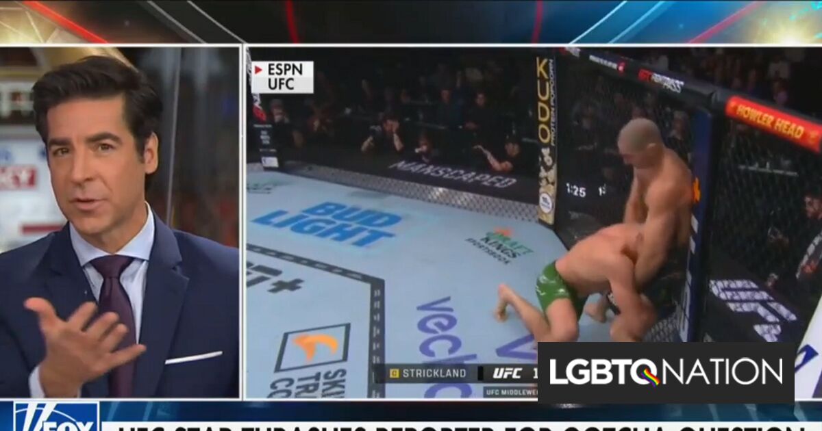 El presentador de Fox aplaude la perorata tremendamente homofóbica del luchador de UFC sobre el rechazo de los niños homosexuales