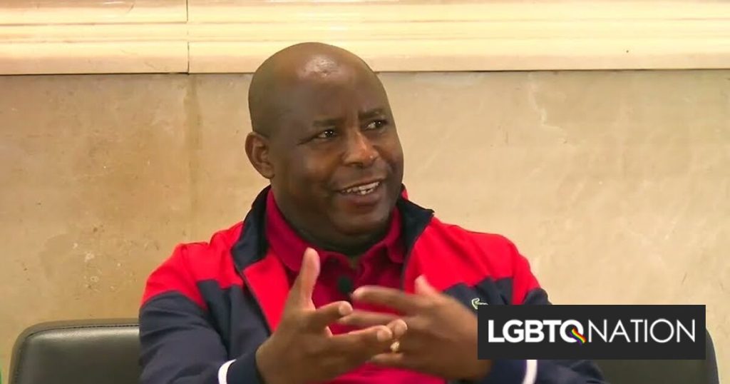 El presidente de Burundi quiere arrestar a homosexuales y matarlos a pedradas en un estadio