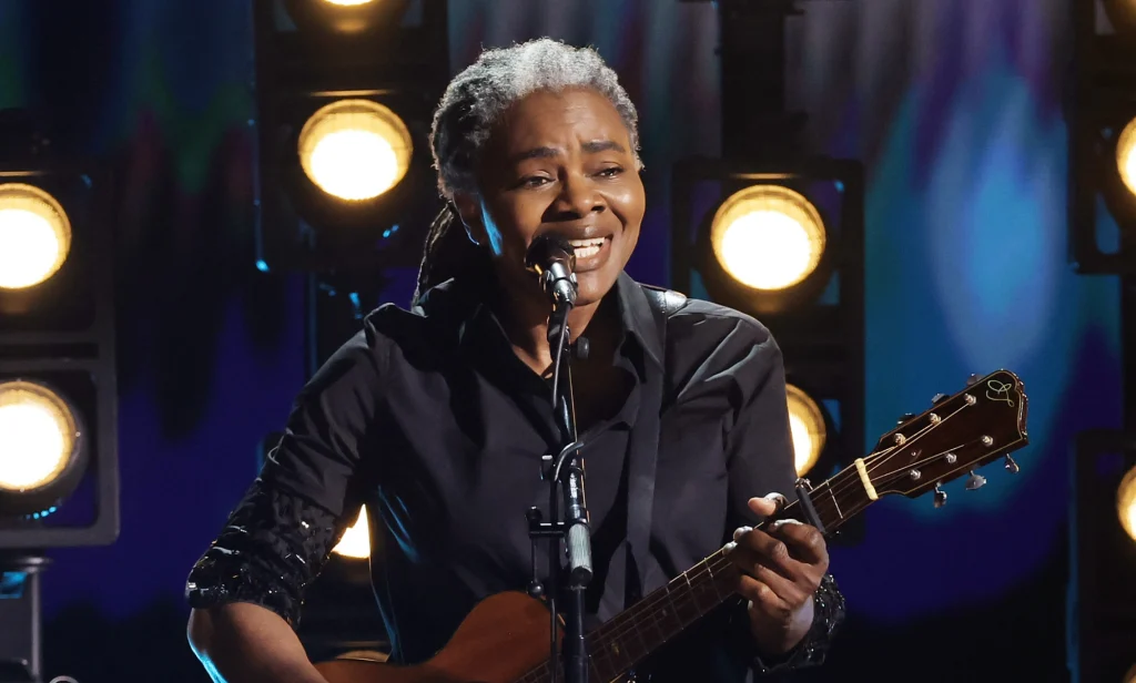 Tracy Chapman performs Fast Car at the 66th GRAMMY Awards at Crypto.com Arena