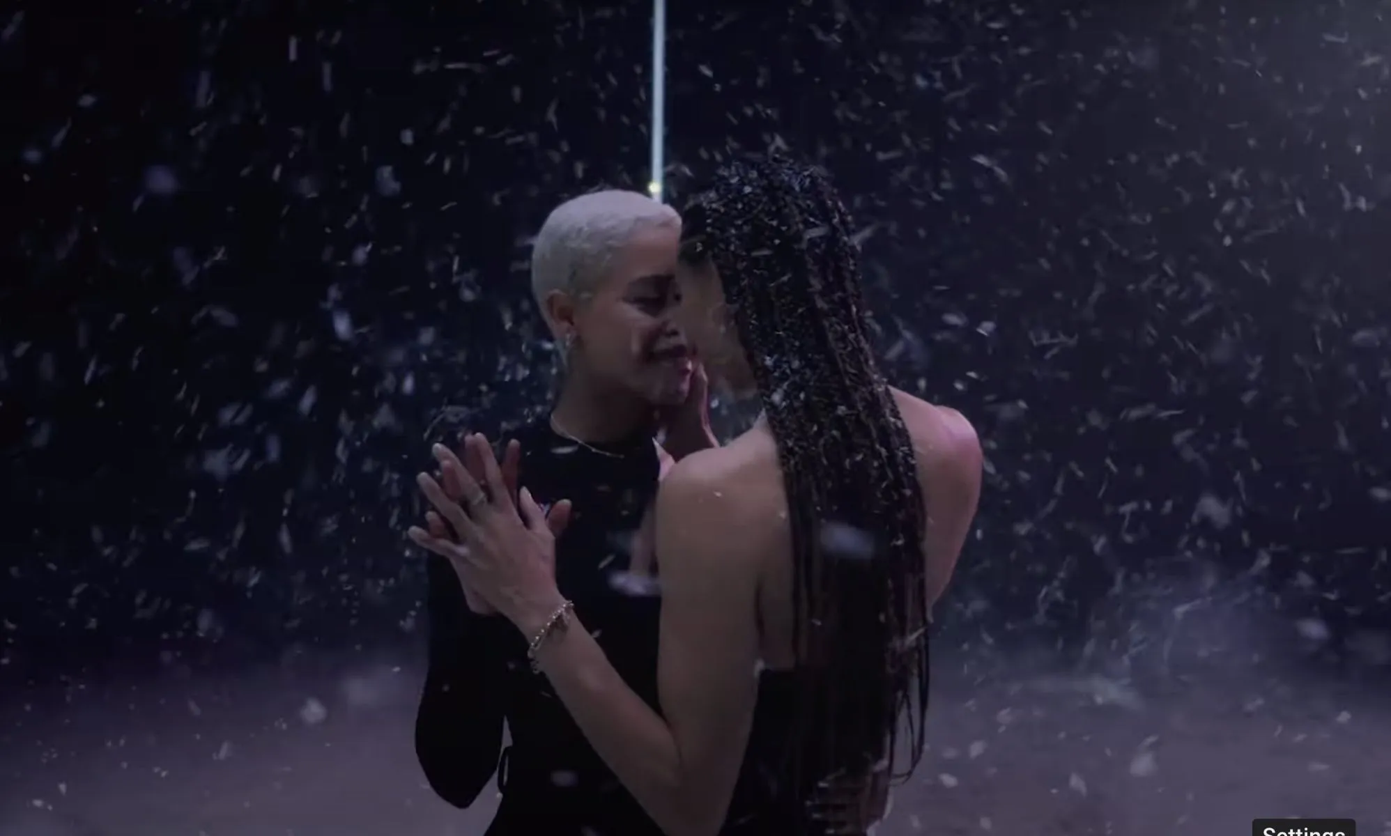 two women embracing in the Pandora ad