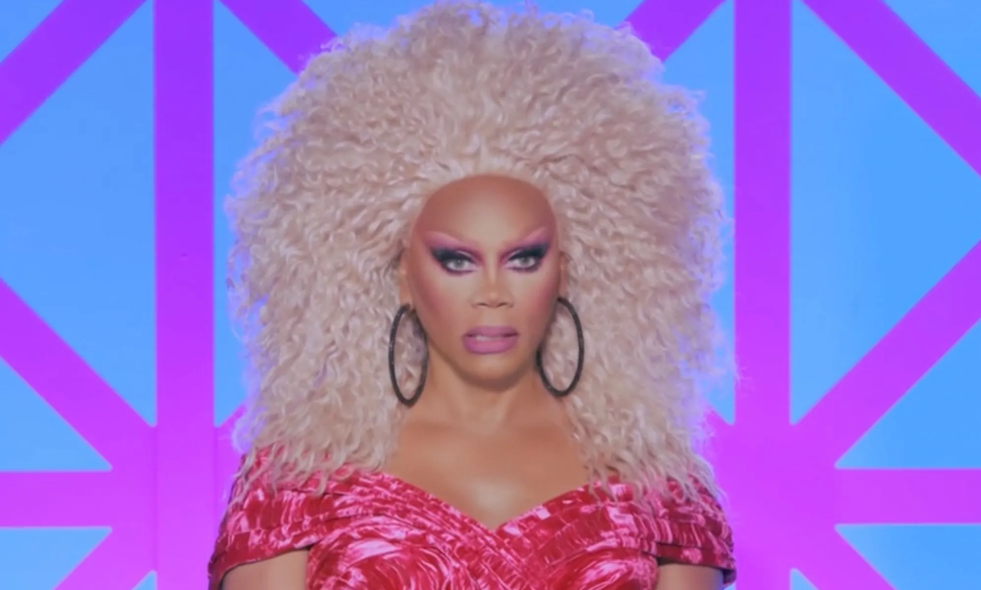 RuPaul in the most recent episode of Drag Race UK vs The World.