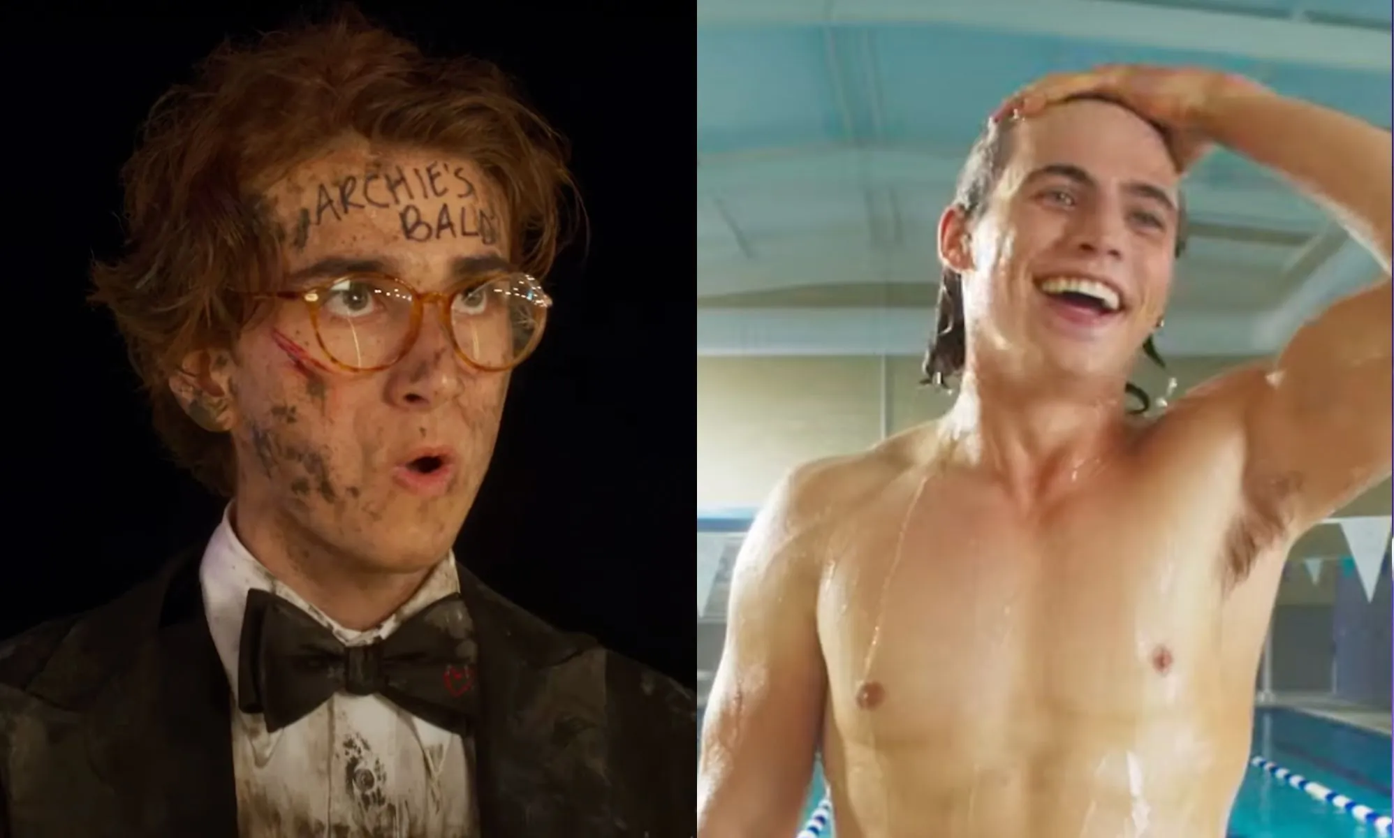 Sebastian Croft and Tanner Buchanan in new film How To Date Billy Walsh.