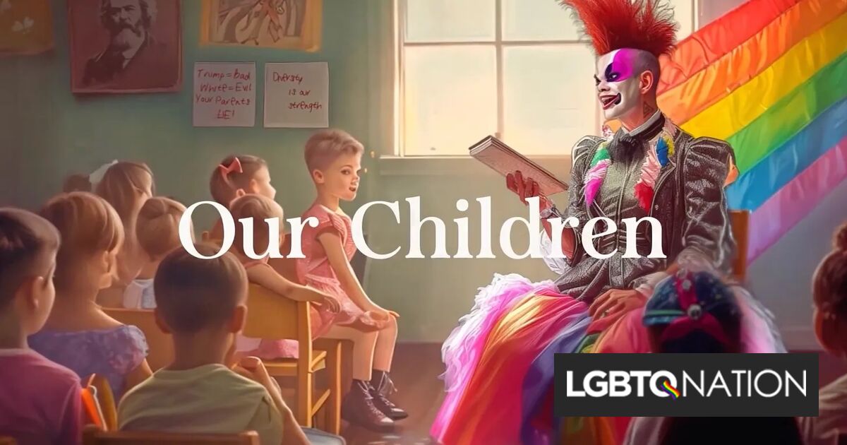 El anuncio MAGA generado por IA advierte que las drag queens han “vinido por nuestros hijos” y solo Trump puede salvarlas