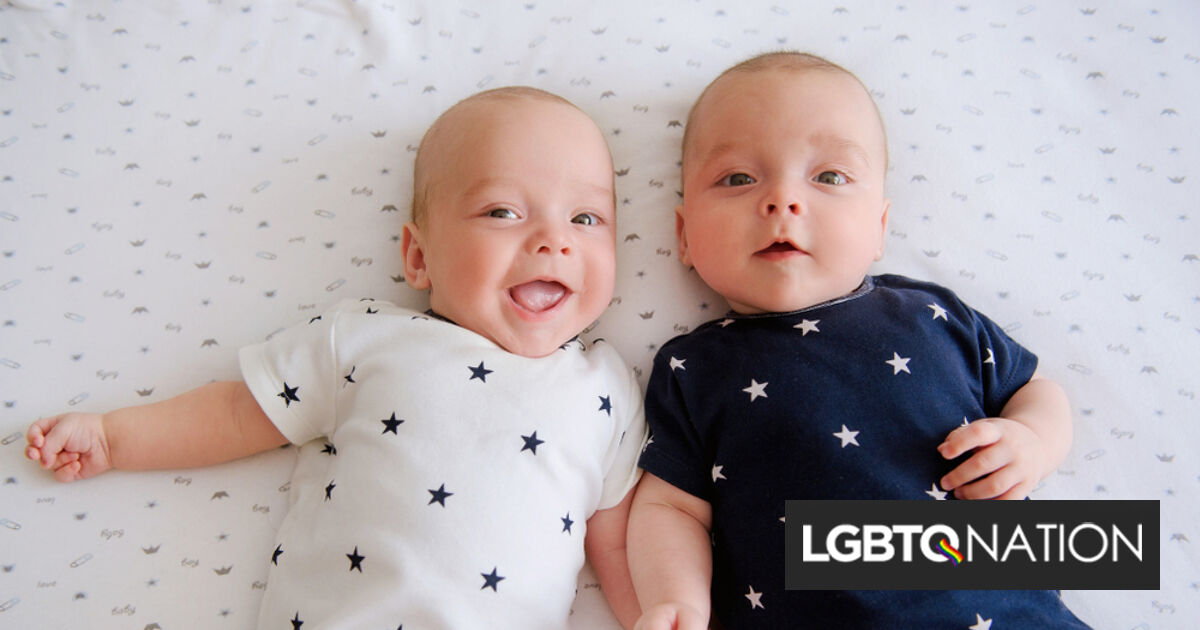 Este hombre gay se convirtió en padre soltero de gemelos después de decidir navegar solo en la subrogación