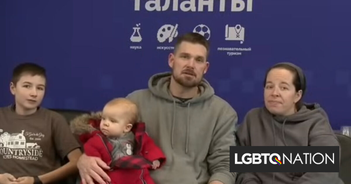 Una familia de derecha se mudó a Rusia para escapar de las personas LGBTQ+.  Luego Rusia congeló sus cuentas bancarias.