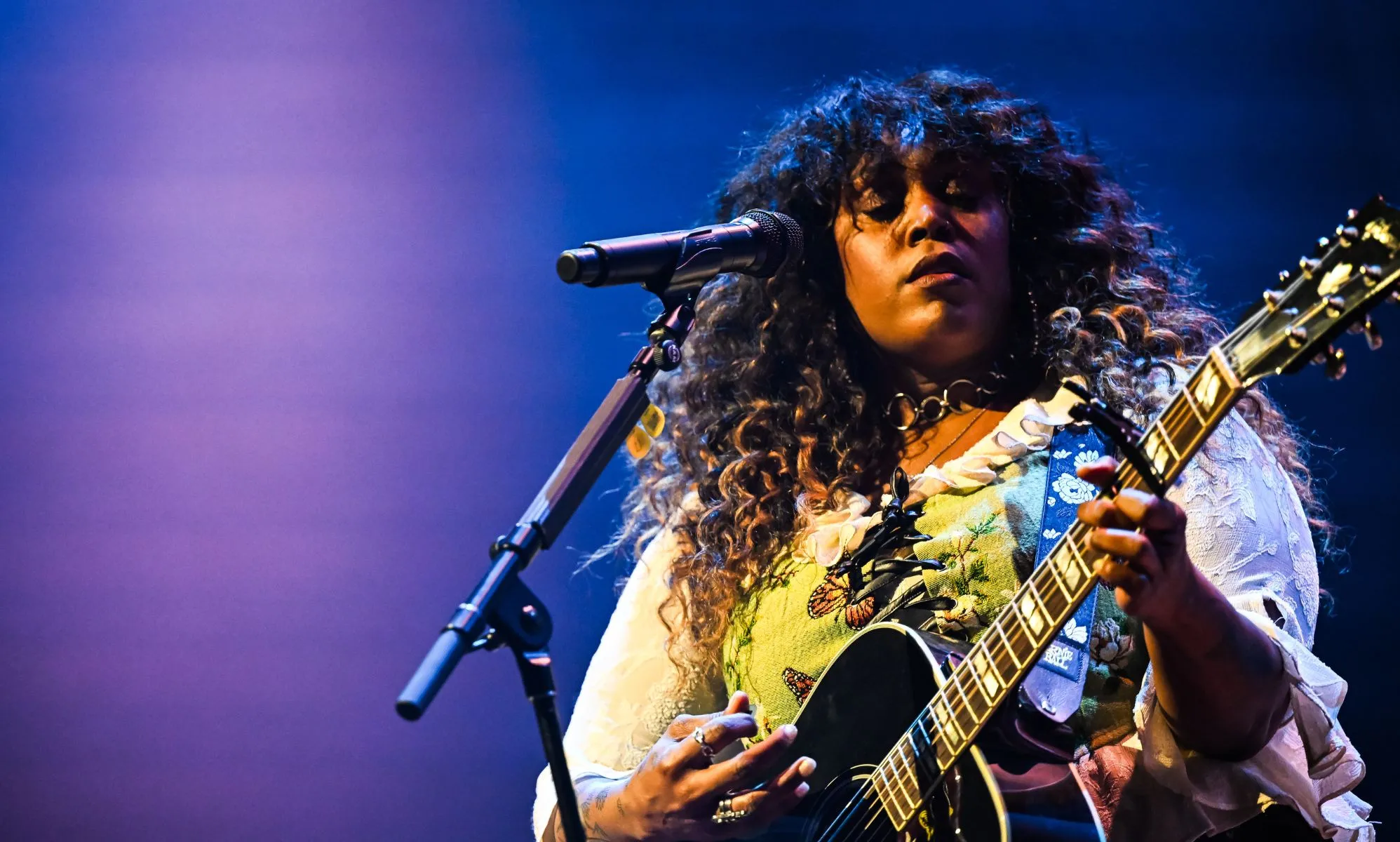 Brittney Spencer, a black country music star featured on Cowboy Carter with Beyoncé