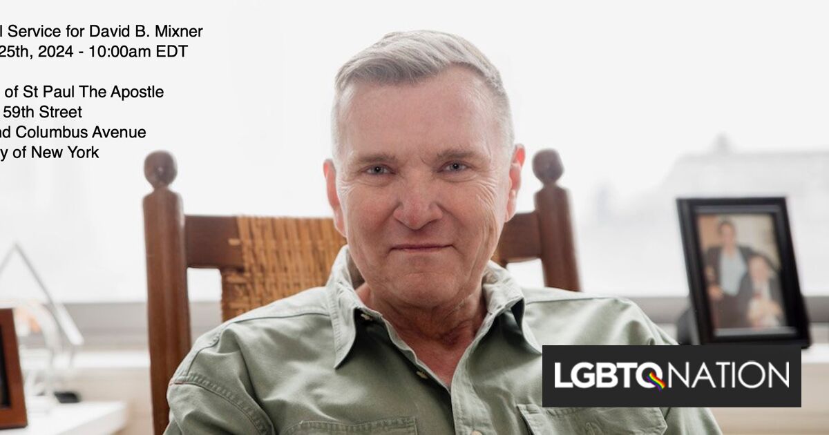 Puedes honrar el legado del ícono LGBTQ+ David Mixner y apoyar a la juventud queer al mismo tiempo