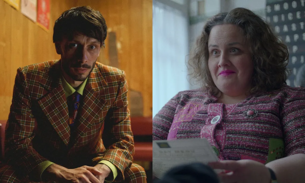 Richard Gadd como Donny y Jessica Gunning como Martha en Baby Reindeer