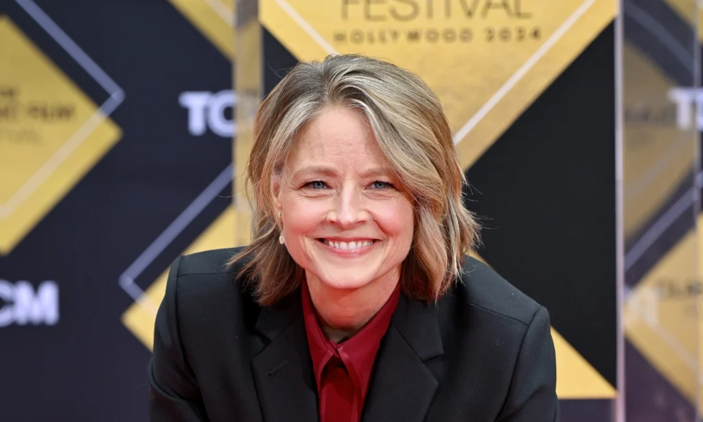Jodie Foster is honored with Hand and Footprint Ceremony at TCL Chinese Theatre in Hollywood, California.