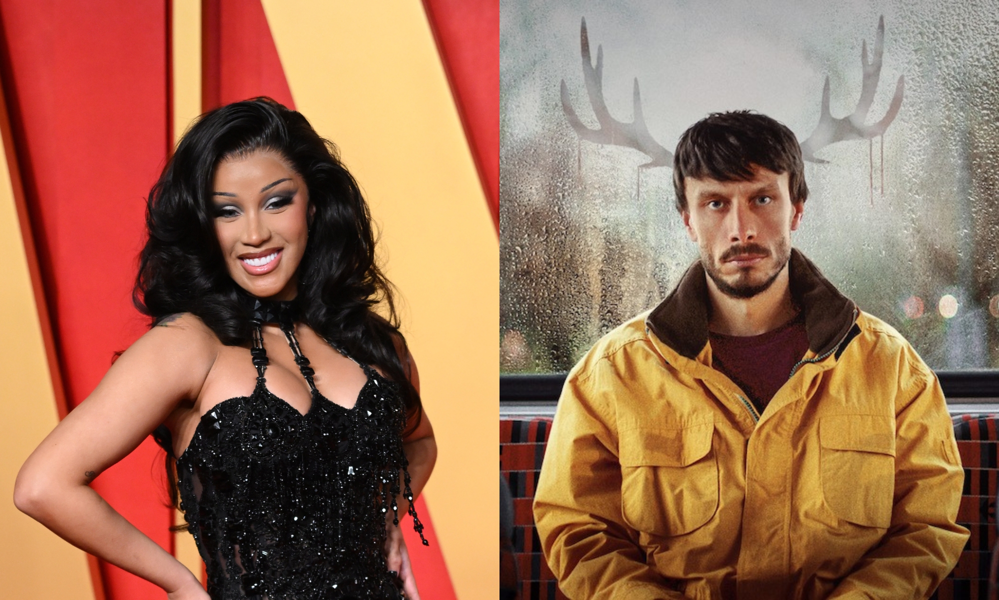 Image of Cardi B and Richard Gadd from Baby Reindeer