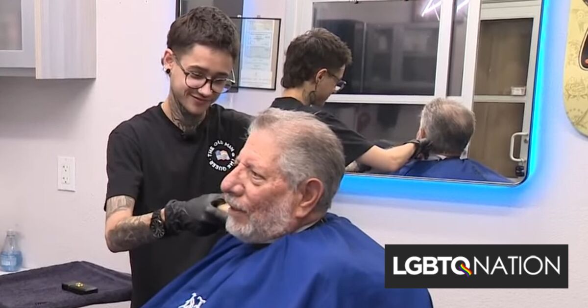 Cómo un barbero no binario y un fanático autoproclamado se hicieron amigos poco probables