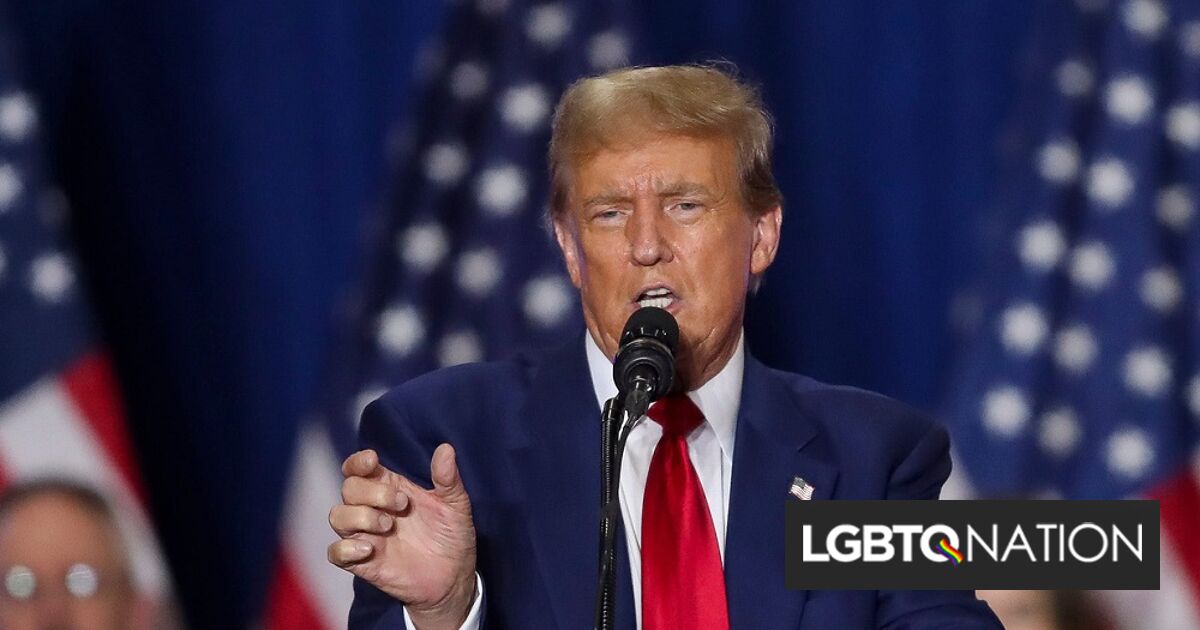Donald Trump está tan enojado con el Día de la Visibilidad Trans que quiere un “Día de la Visibilidad Cristiana”