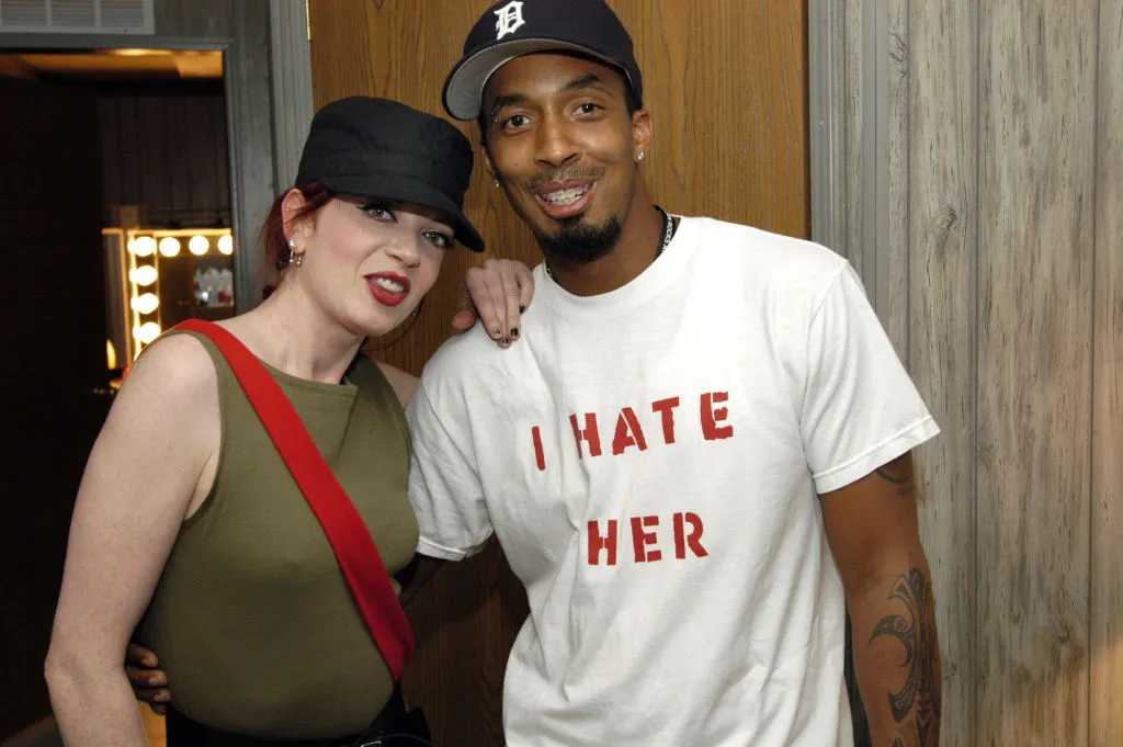 Shirley Manson, Dallas Austin durante 99X Downtown Rocks @ Underground - Atlanta en Underground Atlanta en Atlanta, Georgia, Estados Unidos.  ***Exclusivo*** (Foto de Frank Mullen/WireImage)

