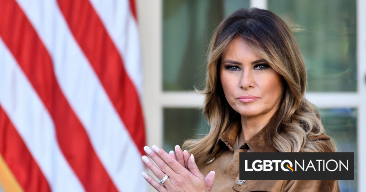 Melania Trump organiza inexplicablemente un evento republicano LGBTQ+ a pesar de la ausencia total de la campaña electoral