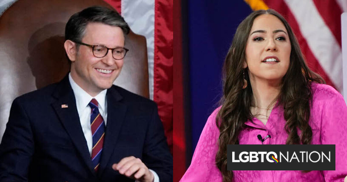 Mike Johnson trabajó con Libs of TikTok para promover el falso proyecto de ley de votación de Trump