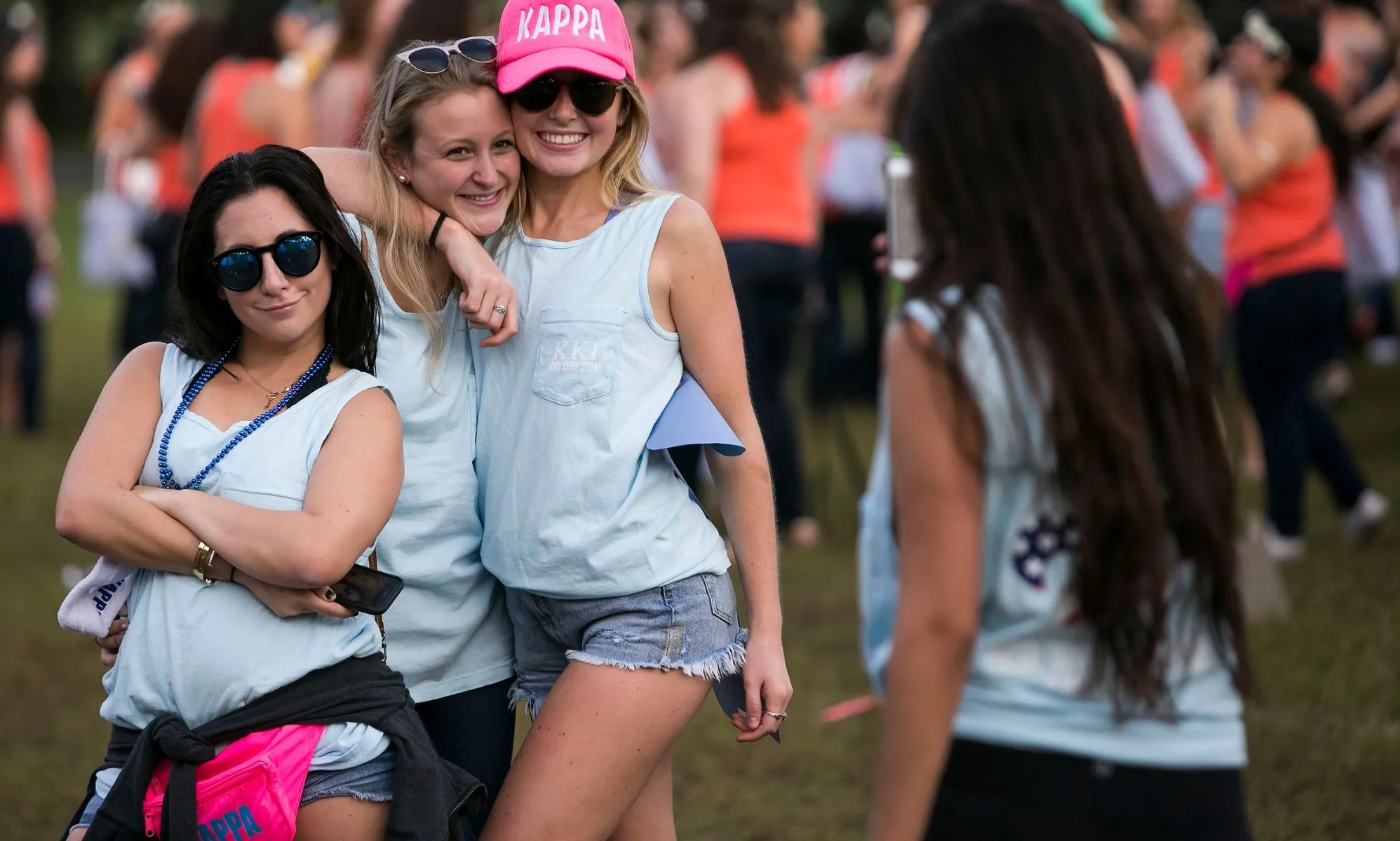Members of Wyoming University sorority Kappa Kappa Gamma sorority.