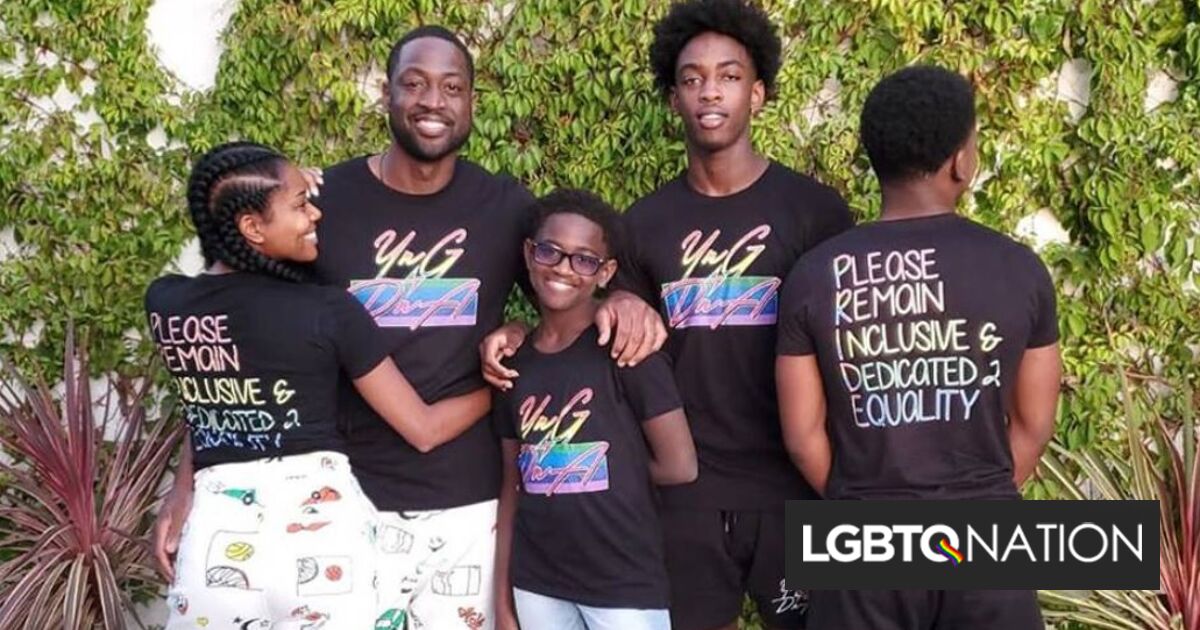 Dwayne y Zaya Wade inician una organización sin fines de lucro para crear “espacios seguros” para jóvenes queer de color