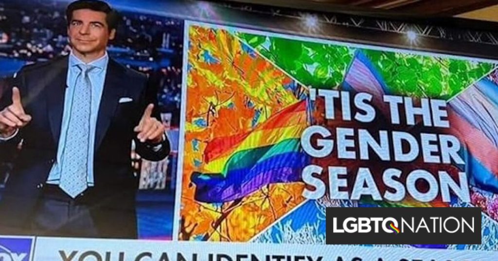 Fox News ahora afirma que los jóvenes se identifican como estaciones.  Lo inventaron.