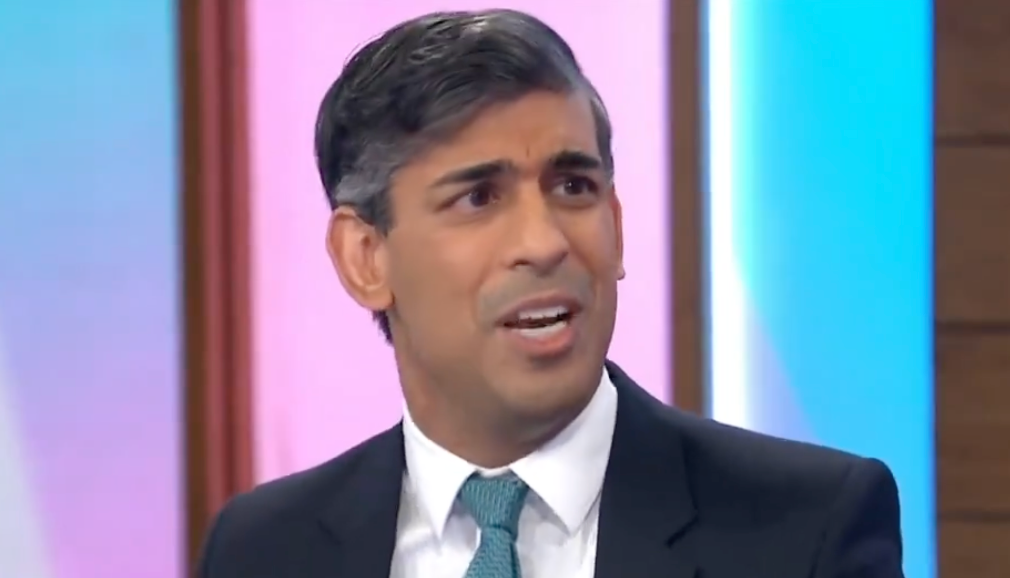 UK prime minister Rishi Sunak on Loose Women