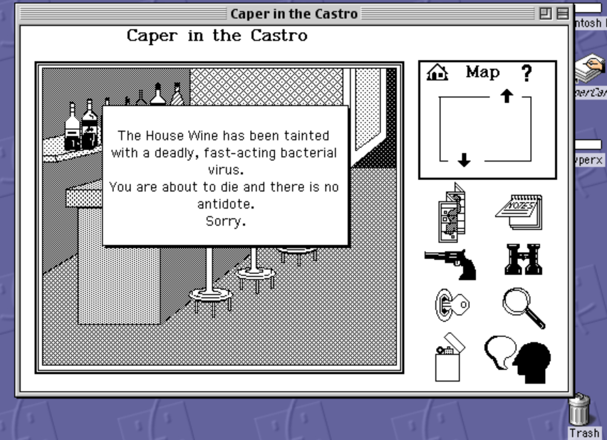 Alcaparra en el videojuego Castro lgbtq+