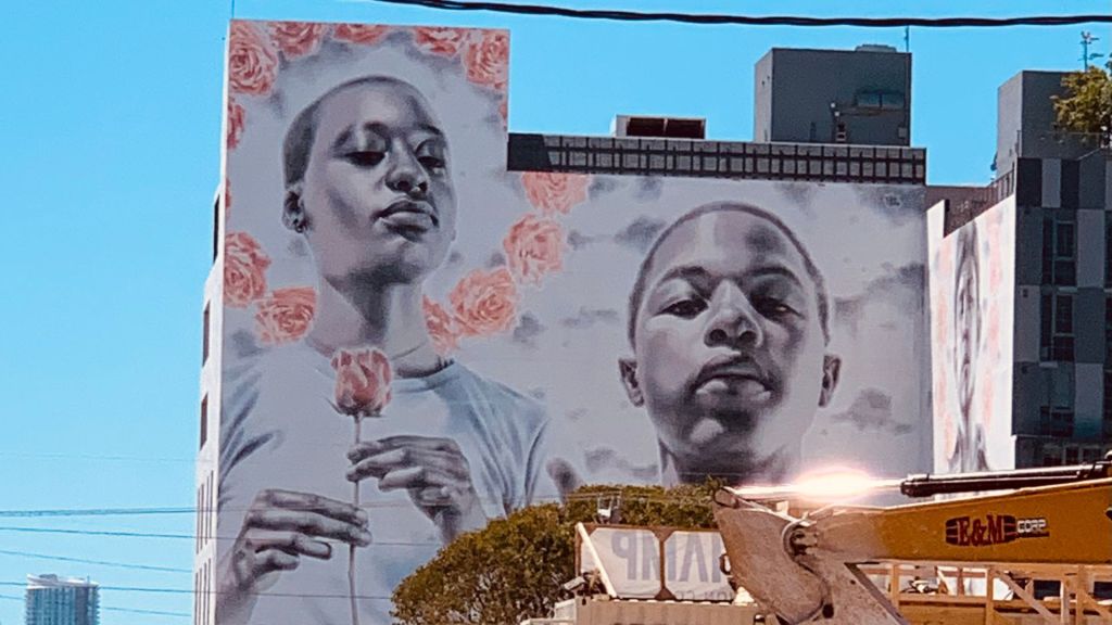 Una vista del arte callejero de Wynwood 