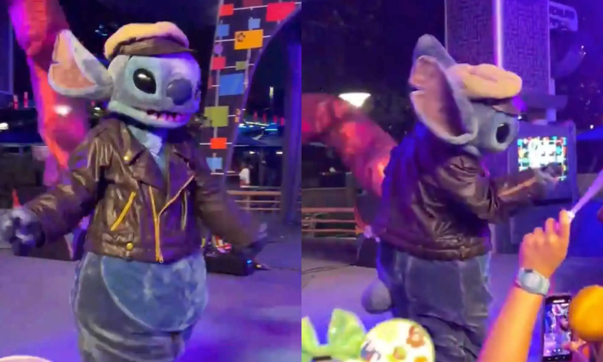 El papá de cuero Stitch baila con Troye Sivan en Disneyland Pride.  Sí, lo leiste bien