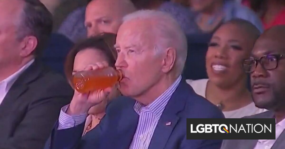 Los republicanos se burlan de una extraña teoría de conspiración que involucra a Joe Biden y una botella de Gatorade