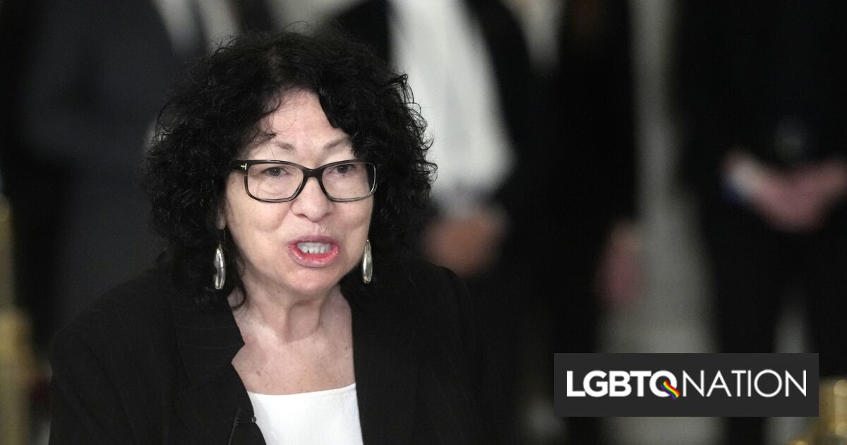 Sonia Sotomayor lanza un “llamado de clarín” sobre la amenaza al matrimonio igualitario