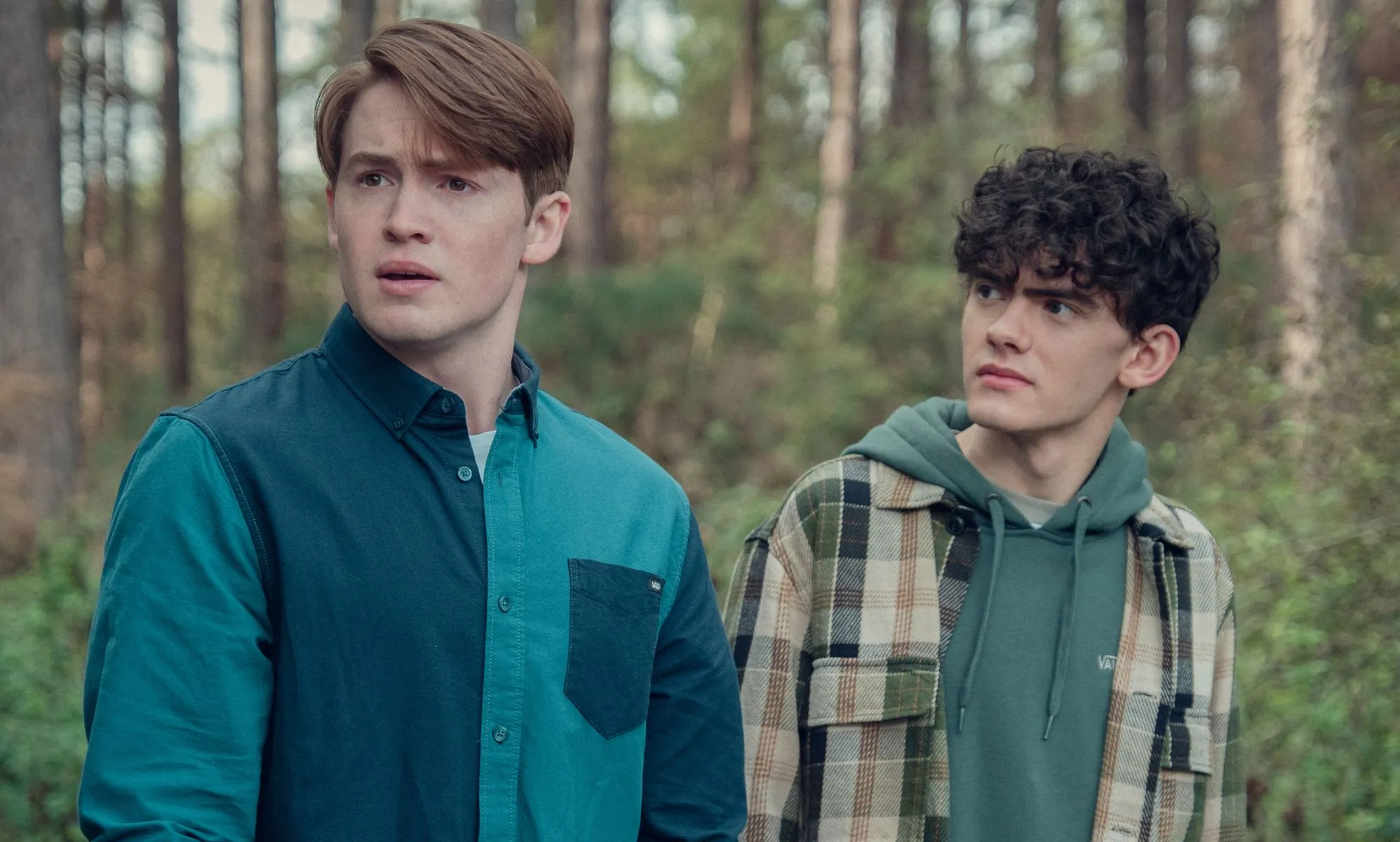 Kit Connor and Joe Locke in Heartstopper