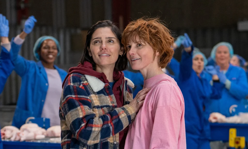 Louise Brealey (R) and Annabel Scholey in Chuck Chuck Baby