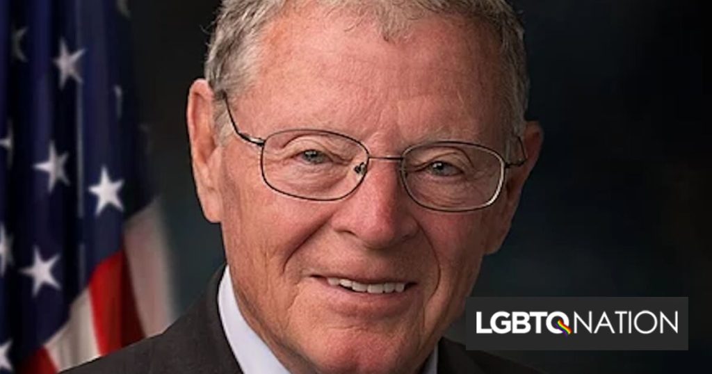 El senador James Inhofe, un antiguo enemigo de los derechos LGBTQ+, ha muerto