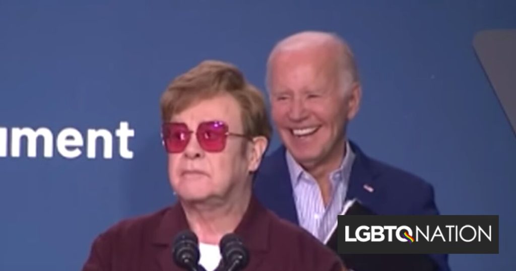 Joe Biden y Elton John inauguran un centro de visitantes histórico en el Monumento Nacional Stonewall