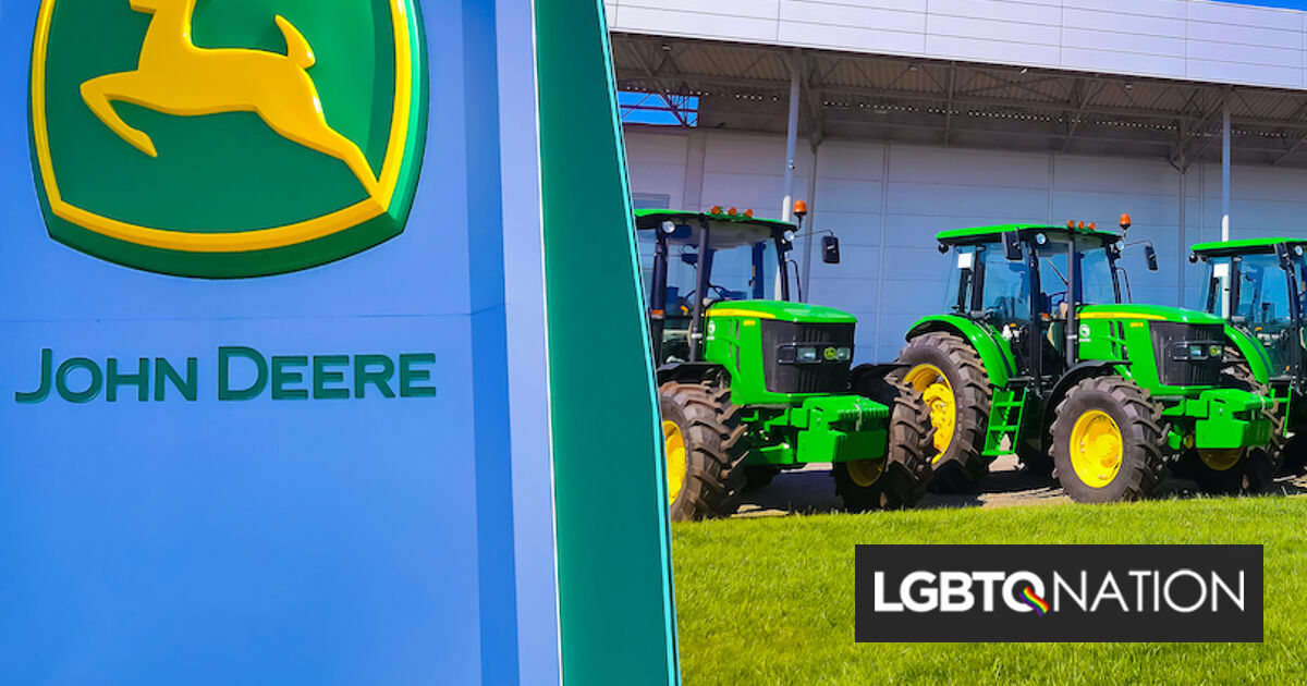 John Deere cede ante los conservadores “anti-woke” y abandona los esfuerzos de inclusión LGBTQ+