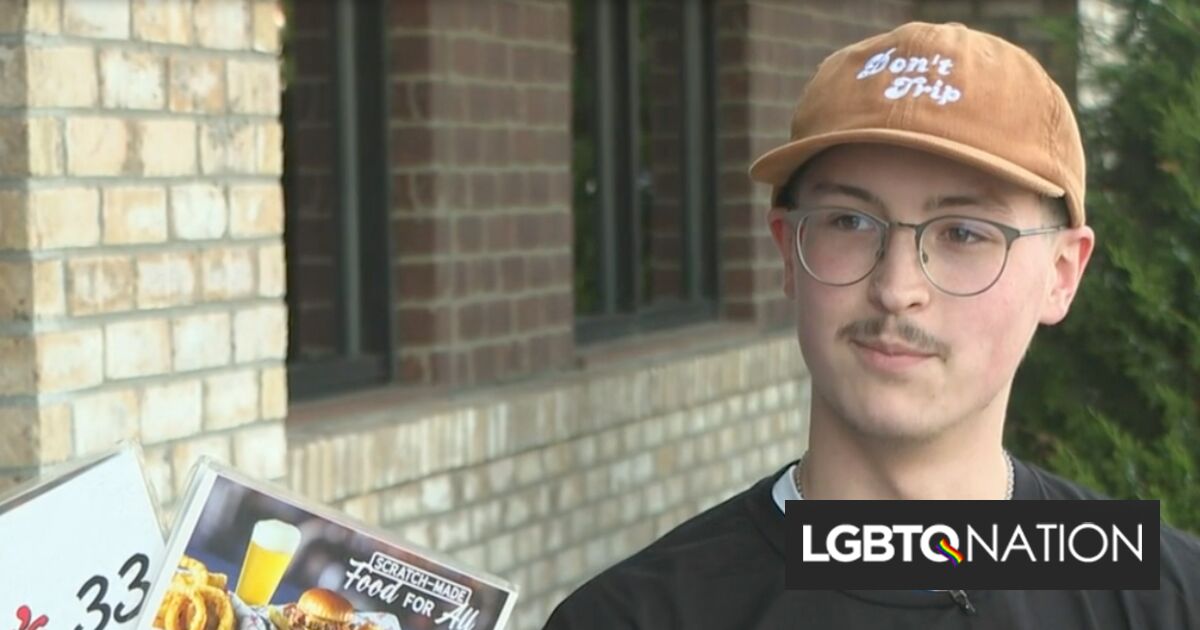 Un camarero gay recibió un insulto en lugar de una propina. Lo que ocurrió después, dijo, fue “absolutamente demente”.